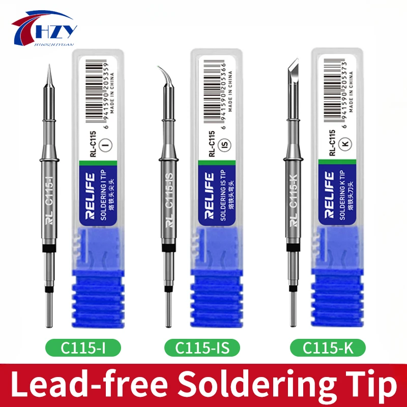 RELIFE C115-K/I/IS gagang besi - C115 Nano Soldering Iron Station ulasan dan harga