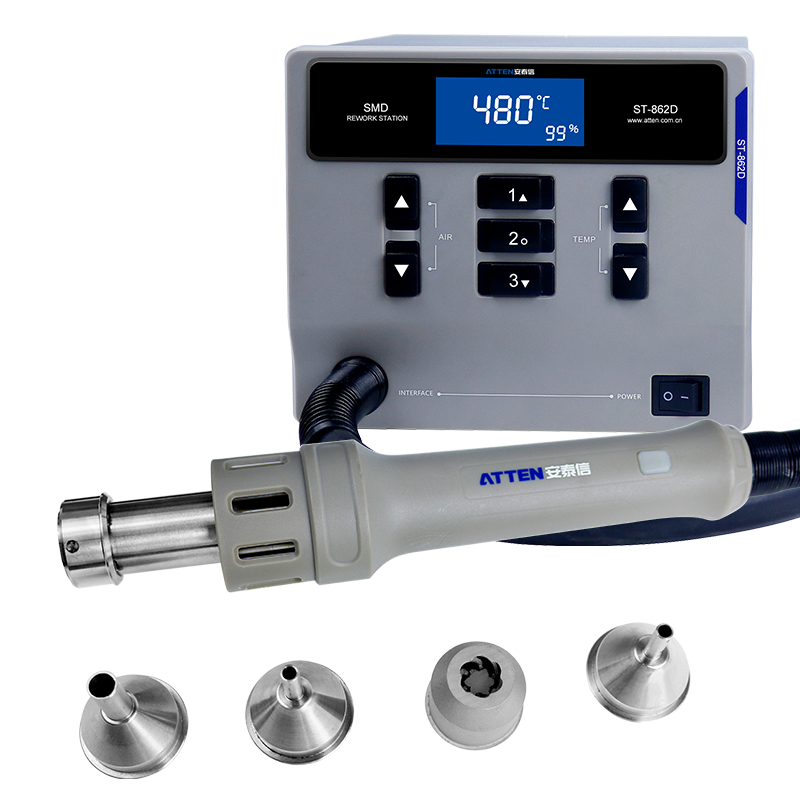 1000W ST862D, Stasiun Pemanas  - Hot Air Rework Station 861Dw ulasan dan harga