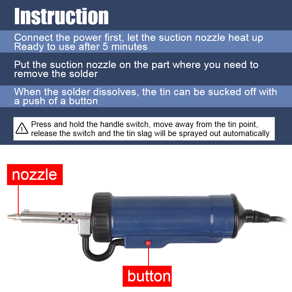 Mesin Solder elektrik, pompa p - Desoldering Pump Electric Vacuum Station ulasan dan harga